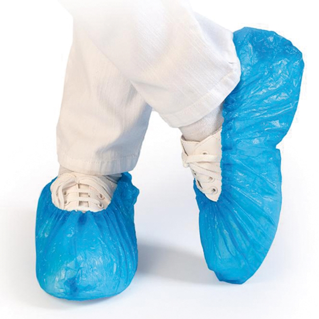 Shoe Covers CPE 44 cm blue, extra large